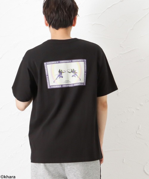 Mac-House(マックハウス)の「EVANGELION エヴァンゲリオン 半袖Tシャツ(Tシャツ/カットソー・メンズ・ホワイト/ブラック/ピンク/ブルー・M/L/XL)」の10枚目の写真