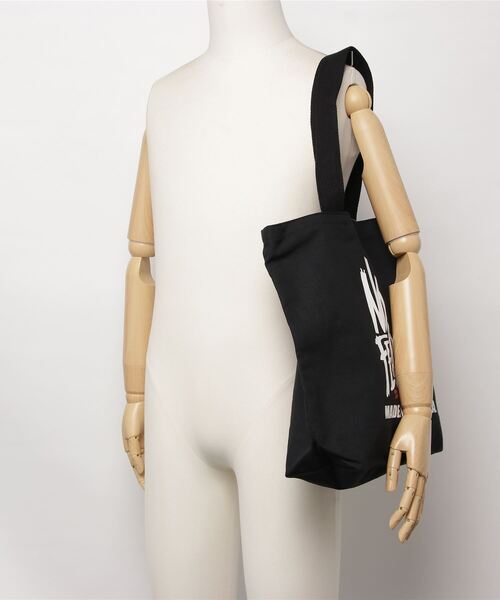 C.E.L.STORE（セルストア）の「NO FEAR/ノーフィア NO FEAR PRINTED TOTE BAG ノーフィアプリントトートバッグ（トートバッグ・メンズ・ナチュラル/ブラック・FREE）」の4枚目の写真