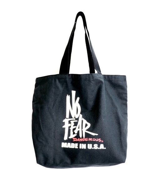 C.E.L.STORE（セルストア）の「NO FEAR/ノーフィア NO FEAR PRINTED TOTE BAG ノーフィアプリントトートバッグ（トートバッグ・メンズ・ナチュラル/ブラック・FREE）」の7枚目の写真