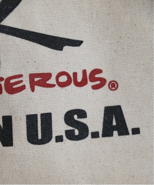 C.E.L.STORE（セルストア）の「NO FEAR/ノーフィア NO FEAR PRINTED TOTE BAG ノーフィアプリントトートバッグ（トートバッグ・メンズ・ナチュラル/ブラック・FREE）」の14枚目の写真