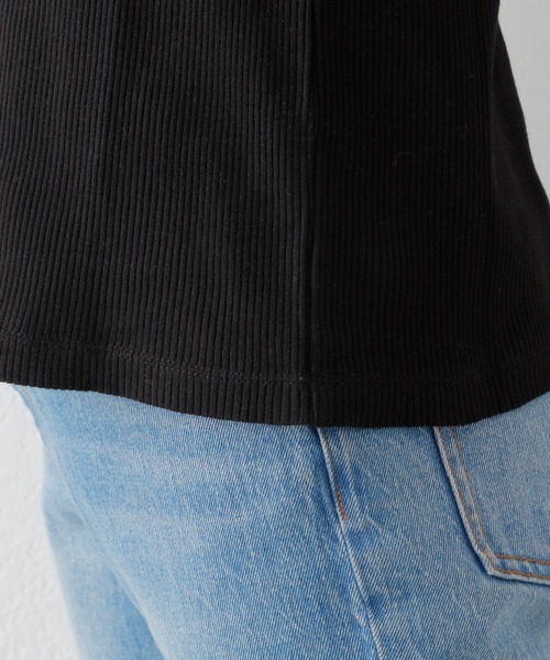 CIAOPANIC TYPY(チャオパニックティピー)の「パッチワークレースノースリーブデザイントップス(Tシャツ/カットソー・レディース・ホワイト/ブラック/ブルー・ONE SIZE)」の11枚目の写真
