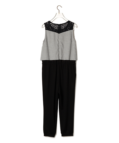 CAROLINA GLASER（カロリナ グレイサー）の「CAROLINA GLASER / レース オールインワン（つなぎ/オールインワン・レディース・ホワイト/ブラック・ONE SIZE）」の10枚目の写真