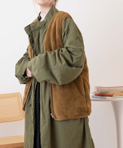 WEGO（ウィゴー）の「WEGO/ファーボアベスト（ベスト・レディース・ベージュ/キャメル・FREE）」の19枚目の写真