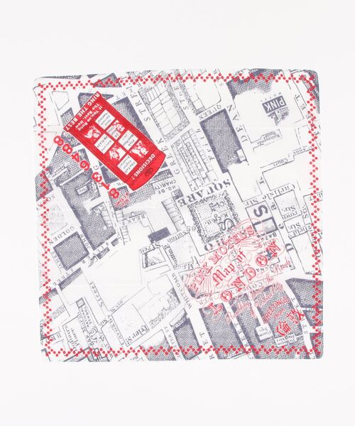 RNA（アールエヌエー）の「E4869  PINK MOTELバンダナ（バンダナ/スカーフ・レディース・ネイビー/ボルドー・FREE）」の8枚目の写真