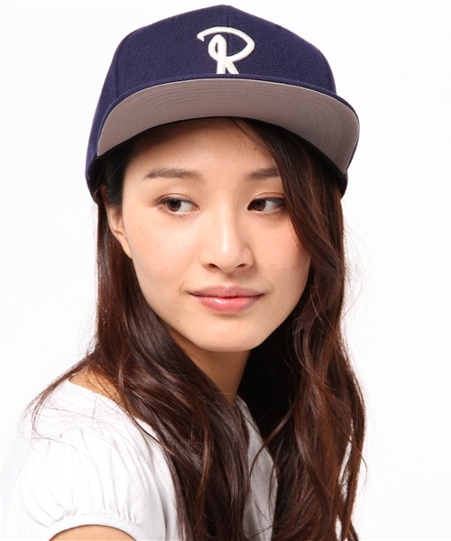 mystic（ミスティック）の「Rロゴキャップ（ハット・レディース・ネイビー/ベージュ/グレー・ﾌﾘ-）」の5枚目の写真