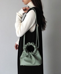 Riberry | ギャザーリングハンドルミニバッグ(ショルダーバッグ)