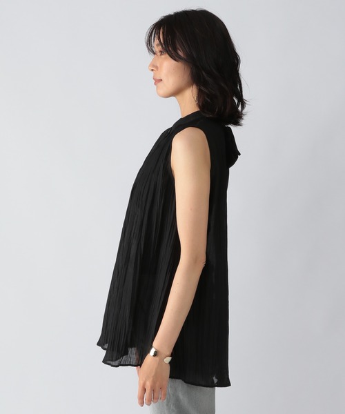 BARNYARDSTORM(バンヤードストーム)の「BARNYARDSTORM / バックリボンシアーブラウス(シャツ/ブラウス・レディース・ブラック/カーキ・FREE)」の15枚目の写真