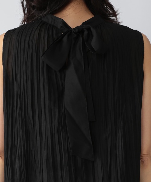 BARNYARDSTORM(バンヤードストーム)の「BARNYARDSTORM / バックリボンシアーブラウス(シャツ/ブラウス・レディース・ブラック/カーキ・FREE)」の20枚目の写真