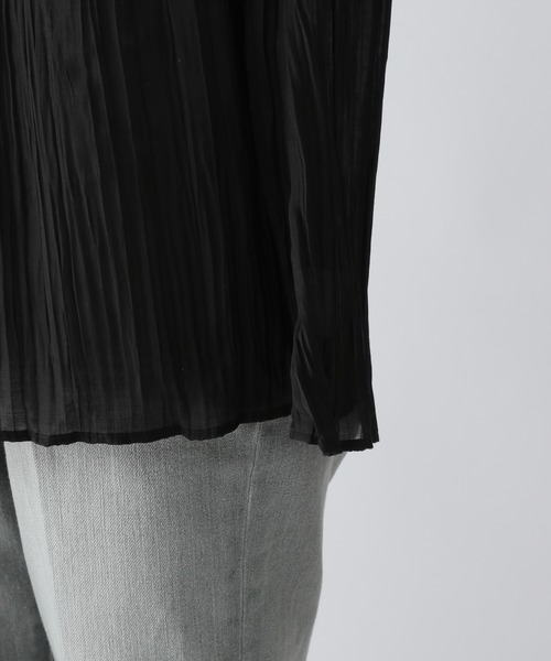 BARNYARDSTORM(バンヤードストーム)の「BARNYARDSTORM / バックリボンシアーブラウス(シャツ/ブラウス・レディース・ブラック/カーキ・FREE)」の22枚目の写真