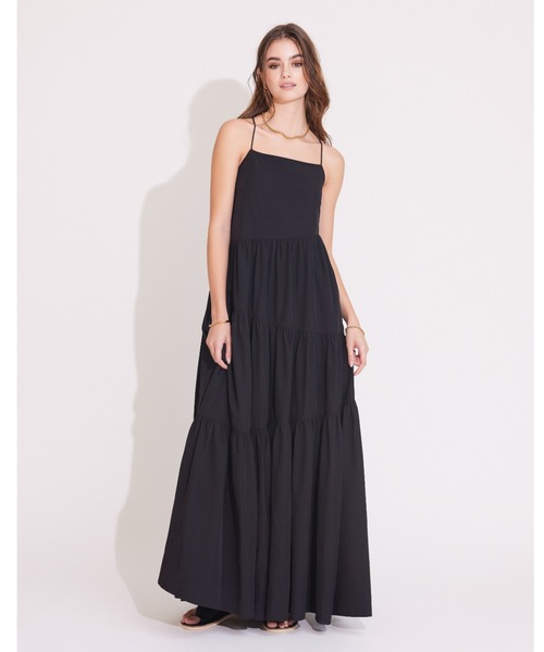 ALEXIA STAM（アリシアスタン）の「Tiered Dress /ティアードドレス（ワンピース・レディース・ブラック/イエロー/グリーン系その他・FREE）」の13枚目の写真