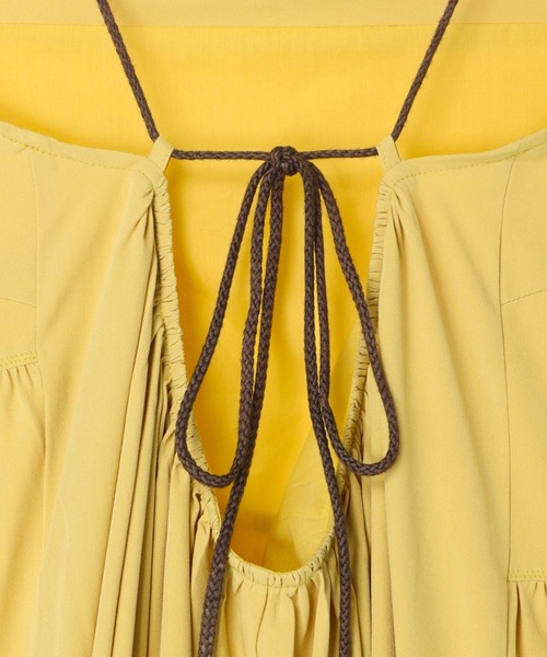 ALEXIA STAM（アリシアスタン）の「Tiered Dress /ティアードドレス（ワンピース・レディース・ブラック/イエロー/グリーン系その他・FREE）」の9枚目の写真