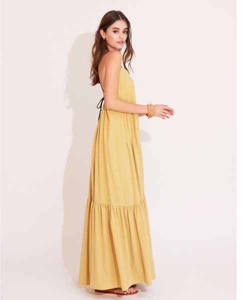 ALEXIA STAM（アリシアスタン）の「Tiered Dress /ティアードドレス（ワンピース・レディース・ブラック/イエロー/グリーン系その他・FREE）」の14枚目の写真