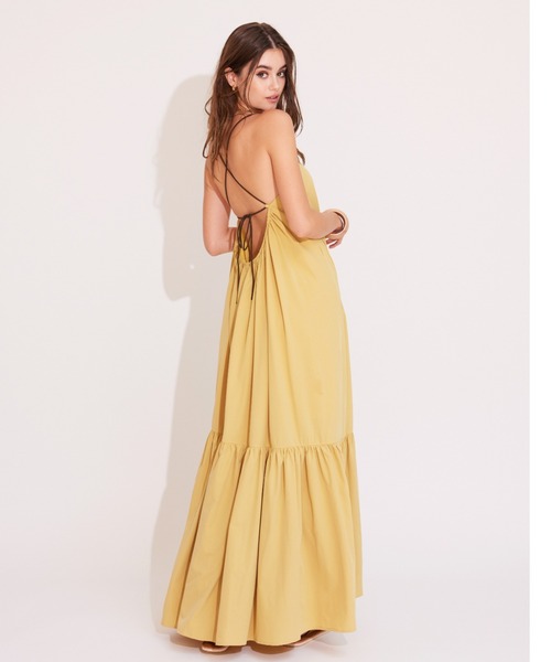 ALEXIA STAM（アリシアスタン）の「Tiered Dress /ティアードドレス（ワンピース・レディース・ブラック/イエロー/グリーン系その他・FREE）」の20枚目の写真