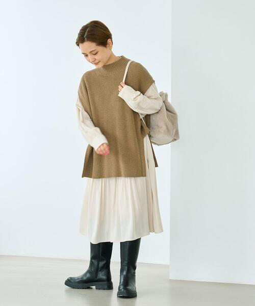 green label relaxing（グリーンレーベルリラクシング）の「ニット