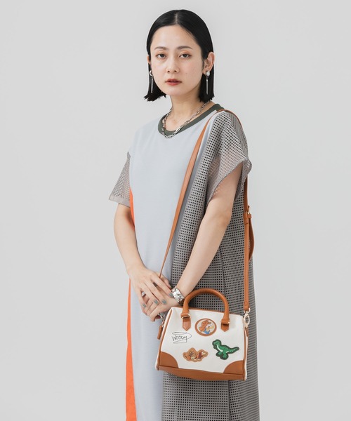 Paradise Picnic（パラダイスピクニック）の「トイ・ストーリー フレンズキャンバスボストン（ボストンバッグ・レディース・ブラック/ブラウン・FREE）」の20枚目の写真