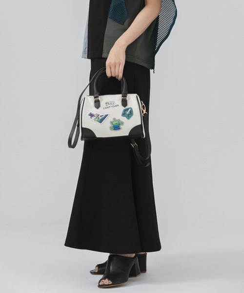 Paradise Picnic（パラダイスピクニック）の「トイ・ストーリー フレンズキャンバスボストン（ボストンバッグ・レディース・ブラック/ブラウン・FREE）」の15枚目の写真