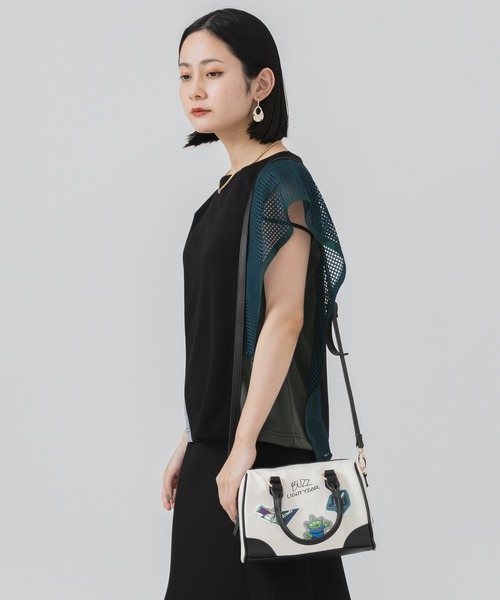 Paradise Picnic（パラダイスピクニック）の「トイ・ストーリー フレンズキャンバスボストン（ボストンバッグ・レディース・ブラック/ブラウン・FREE）」の12枚目の写真