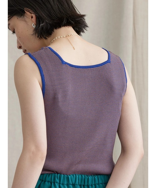 AMERICAN HOLIC（アメリカンホリック）の「2WAYニットボーダータンクトップ（タンクトップ・レディース・ブラック/ブルー・M/L）」の14枚目の写真
