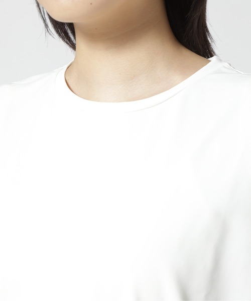 DROIT BELLO（ドロイトベロ）の「DROIT BELLO(ドロイトベロ) エステルジャージープルオーバー（Tシャツ/カットソー・レディース・ブラック/ホワイト系2・F）」の8枚目の写真