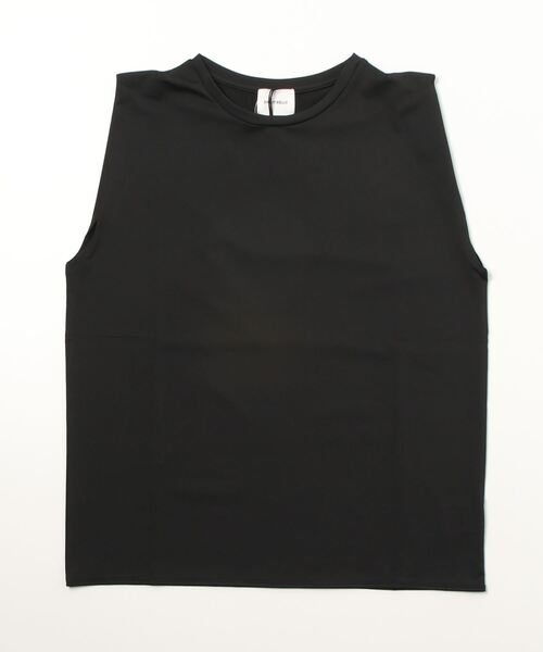 DROIT BELLO（ドロイトベロ）の「DROIT BELLO(ドロイトベロ) エステルジャージープルオーバー（Tシャツ/カットソー・レディース・ブラック/ホワイト系2・F）」の15枚目の写真