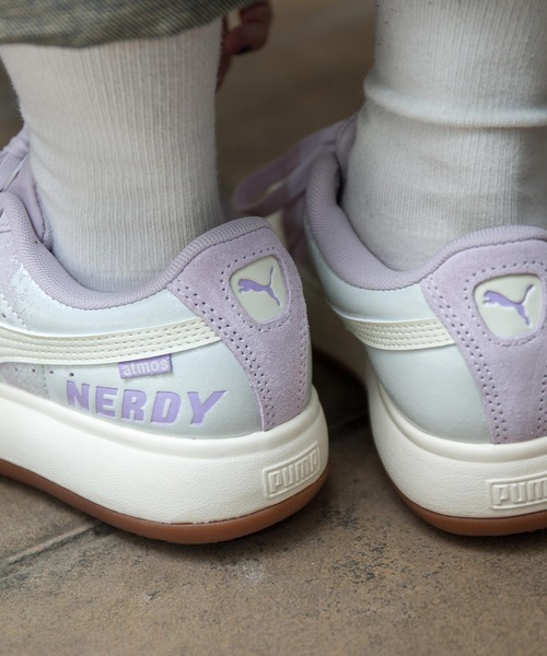 PUMA（プーマ）の「PUMA × NERDY × ATMOS SUEDE MAYU WOMENS  / プーマ スウェード マユ ウィメンズ ノルディ アトモス 【SP】（スニーカー・レディース・パープル・25.5cm/22.5cm/25.0cm/23.5cm/24.0cm/23.0cm/26.0cm/24.5cm）」の5枚目の写真