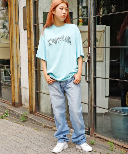 SUPPLIER(サプライヤー)の「SUPPLIER/サプライヤー PHYTHON IRON LOGO TEE ロゴTシャツ(Tシャツ/カットソー・メンズ・グレー/ホワイト/ライトブルー・M/L/XL)」の21枚目の写真