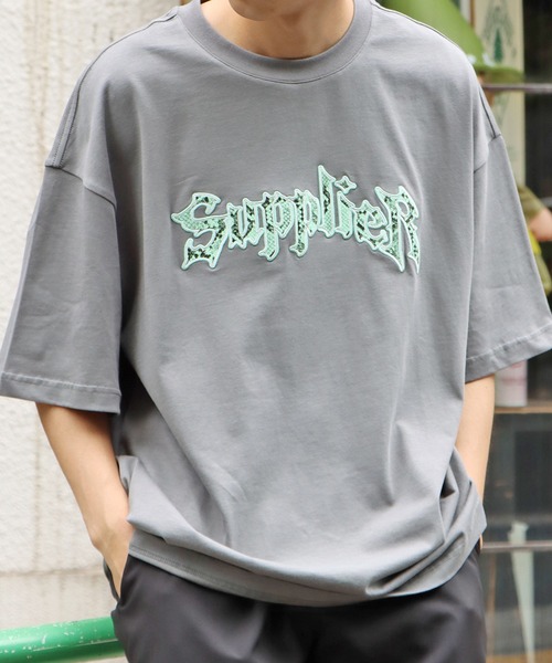 SUPPLIER(サプライヤー)の「SUPPLIER/サプライヤー PHYTHON IRON LOGO TEE ロゴTシャツ(Tシャツ/カットソー・メンズ・グレー/ホワイト/ライトブルー・M/L/XL)」の18枚目の写真