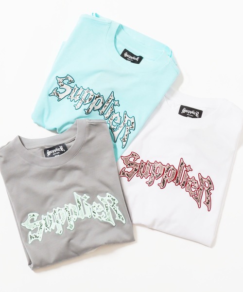 SUPPLIER(サプライヤー)の「SUPPLIER/サプライヤー PHYTHON IRON LOGO TEE ロゴTシャツ(Tシャツ/カットソー・メンズ・グレー/ホワイト/ライトブルー・M/L/XL)」の14枚目の写真