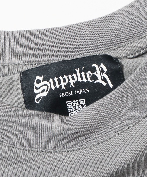 SUPPLIER(サプライヤー)の「SUPPLIER/サプライヤー PHYTHON IRON LOGO TEE ロゴTシャツ(Tシャツ/カットソー・メンズ・グレー/ホワイト/ライトブルー・M/L/XL)」の7枚目の写真
