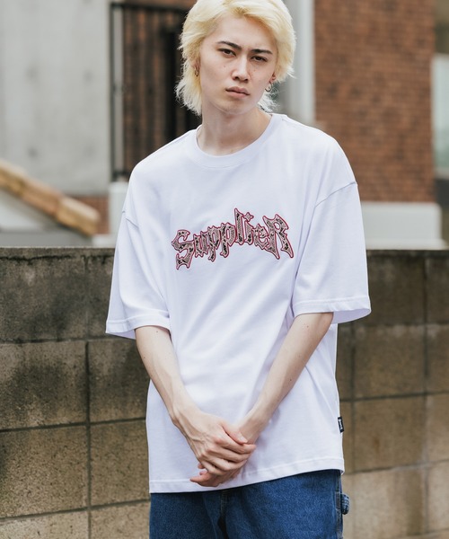 SUPPLIER(サプライヤー)の「SUPPLIER/サプライヤー PHYTHON IRON LOGO TEE ロゴTシャツ(Tシャツ/カットソー・メンズ・グレー/ホワイト/ライトブルー・M/L/XL)」の22枚目の写真