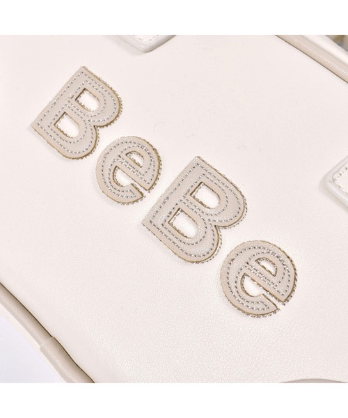 BeBe(ベベ)の「BeBe/ロゴ パッチ ミニ ボストン バッグ(ボストンバッグ・キッズ・ベージュ/ネイビー・FREE)」の14枚目の写真