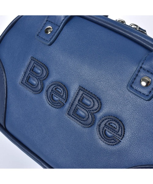 BeBe(ベベ)の「BeBe/ロゴ パッチ ミニ ボストン バッグ(ボストンバッグ・キッズ・ベージュ/ネイビー・FREE)」の12枚目の写真