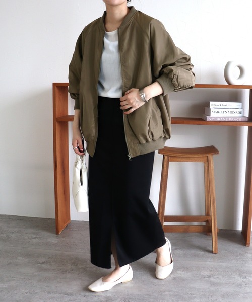 reca（レカ）の「【使用禁止！】MA-1【使用禁止！】（MA-1・レディース・ブラック/オフホワイト/カーキ・M/L）」の20枚目の写真