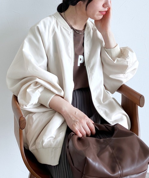 reca（レカ）の「【使用禁止！】MA-1【使用禁止！】（MA-1・レディース・ブラック/オフホワイト/カーキ・M/L）」の22枚目の写真