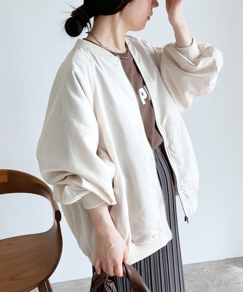 reca（レカ）の「【使用禁止！】MA-1【使用禁止！】（MA-1・レディース・ブラック/オフホワイト/カーキ・M/L）」の21枚目の写真