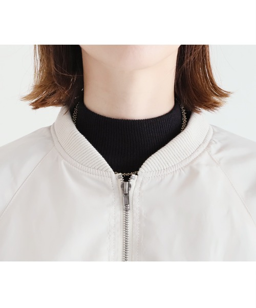 reca（レカ）の「【使用禁止！】MA-1【使用禁止！】（MA-1・レディース・ブラック/オフホワイト/カーキ・M/L）」の10枚目の写真