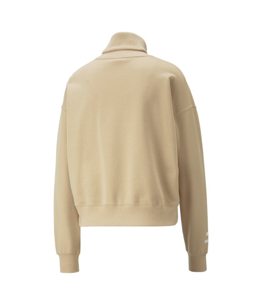 PUMA（プーマ）の「PUMA プーマ ウィメンズ PUMA TEAM 裏起毛 リラックス 長袖 クルースウェット（その他トップス・レディース・ライトグレー/サンドベージュ・SMALL/MEDIUM/LARGE/X-SMALL）」の9枚目の写真