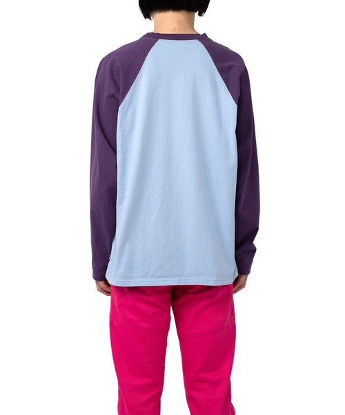 MYne(マイン)の「THE SHOT Printed LTS(Tシャツ/カットソー・メンズ・ブラック/パープル/カーキ・M/L/S)」の11枚目の写真