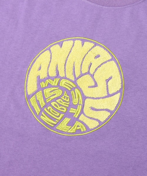 ANNA SUI(アナスイ)の「ANNA SUI Archive ビック刺繍 ロゴTシャツ / アナスイアーカイブ ビックシシュウ ロゴティシャツ 【SP】(Tシャツ/カットソー・レディース・パープル/ホワイト/カーキ・L/XL/M)」の6枚目の写真