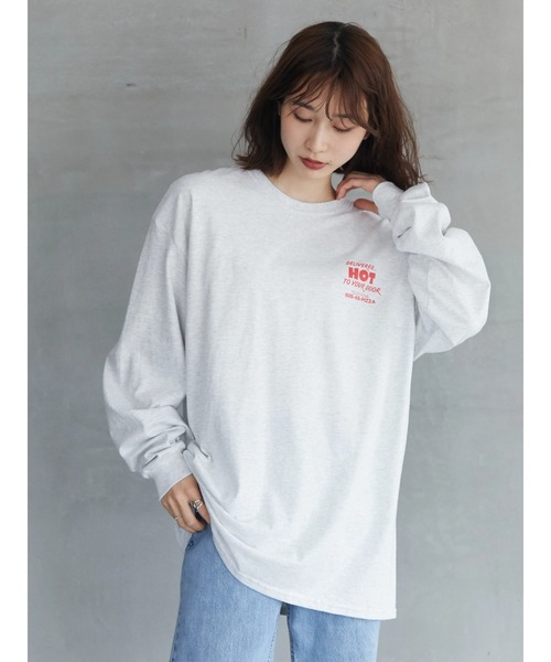 Green　Parks（グリーンパークス）の「【UNISEX】■STRANGER THINGS Surfer Boy（Tシャツ/カットソー・レディース・グレー・FREE）」の8枚目の写真