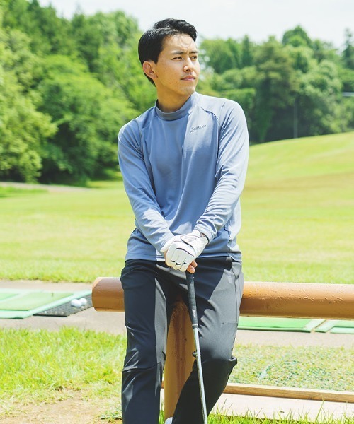 SRIXON（スリクソン）の「【ZERO ROUND】モックネック長袖シャツ ゼロ