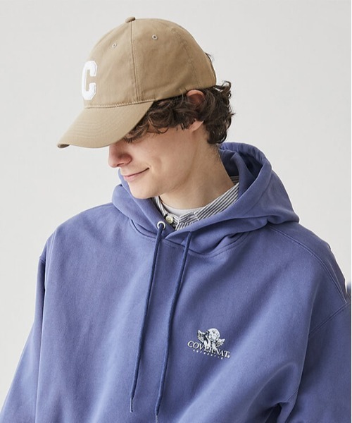 COVERNAT（カバーナット）の「【COVERNAT】C LOGO B.B CAP / カバーナット Cロゴ ベースボール キャップ（キャップ・メンズ・ブラウン/グリーン/ネイビー/ベージュ/ブラック・FREE）」の4枚目の写真