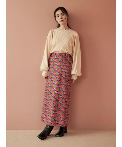 Furryrate（ファーリーレート）の「・furry rate ボリュームスリーブリブニット（ニット/セーター・レディース・アイボリー/ピンク/チャコールグレー/ブラック・FREE）」の13枚目の写真