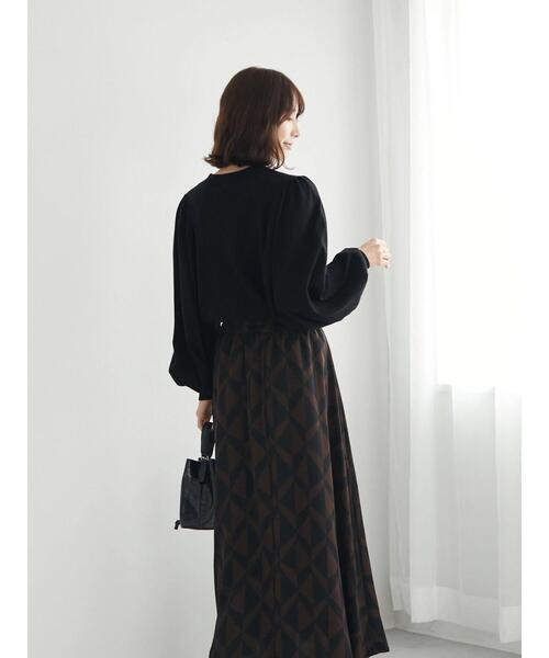 Furryrate（ファーリーレート）の「・furry rate ボリュームスリーブリブニット（ニット/セーター・レディース・アイボリー/ピンク/チャコールグレー/ブラック・FREE）」の17枚目の写真