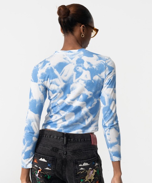 Carne Bollente（カルネボレンテ）の「【Carne Bollente】HUNDREDSOME L/S TEE（Tシャツ/カットソー・メンズ・ブルー系その他・LARGE/MEDIUM/SMALL）」の4枚目の写真