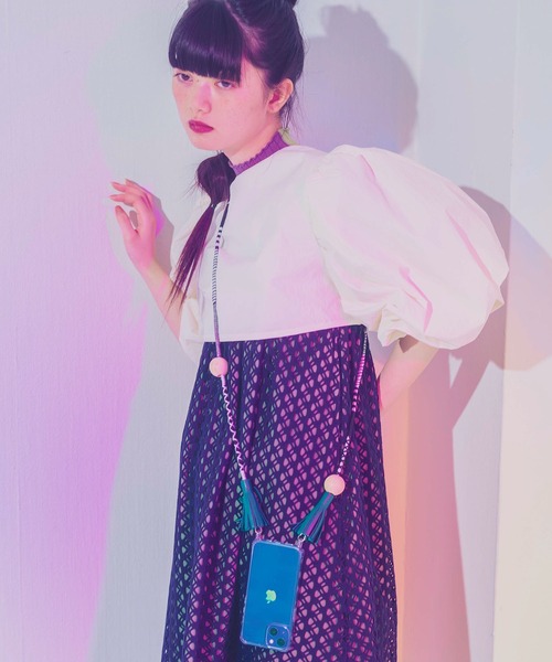 MONDEWORK（モンドワーク）の「スマホストラップ（スマホグッズ・レディース・ブルー/ブラック/ピンク/オレンジ・ONE SIZE）」の2枚目の写真