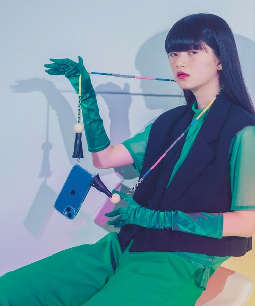 MONDEWORK（モンドワーク）の「スマホストラップ（スマホグッズ・レディース・ブルー/ブラック/ピンク/オレンジ・ONE SIZE）」の13枚目の写真