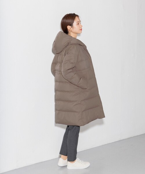 【洗える】スムースタッチロング丈ダウンコート