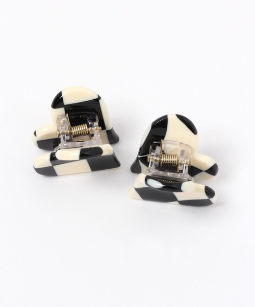 Heather（ヘザー）の「ミニクリップSET　171550（バレッタ/ヘアクリップ・レディース・ホワイト系その他/ブラウン系その他/ブラウン/ブラック・ONE SIZE）」の8枚目の写真