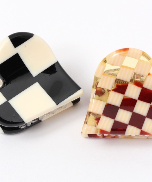 Heather（ヘザー）の「ミニクリップSET　171550（バレッタ/ヘアクリップ・レディース・ホワイト系その他/ブラウン系その他/ブラウン/ブラック・ONE SIZE）」の10枚目の写真